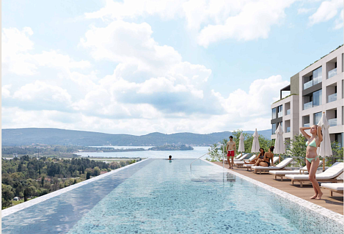 Moderner Wohnkomplex mit Meerblick in Tivat